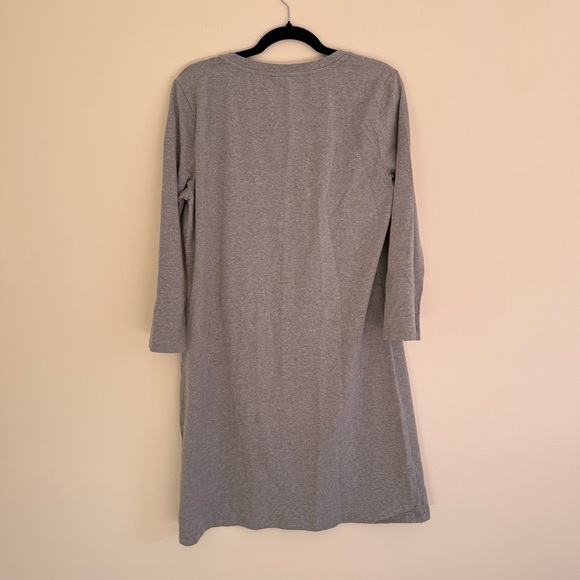 Calvin Klein Heather Gray Shirt Dress Large Casual
Y2K Minimalist Logo Stretch - Picture 7 of 13